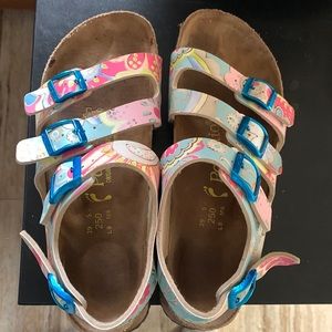 Papillon Birkenstock sandals